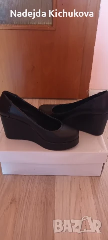 Дамски обувки на платформа.35 номер.Нови.Цена-30 лв., снимка 9 - Дамски елегантни обувки - 50963192