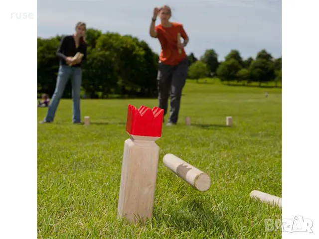 НОВИ! Шведски шах Kubb Game Викингски шах  , снимка 4 - Образователни игри - 47268068