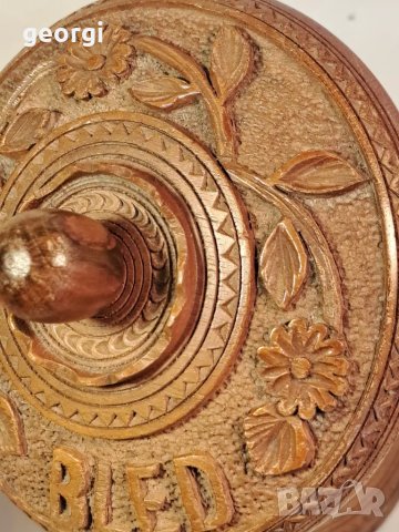 дървена кутия дърворезба 25/3, снимка 6 - Антикварни и старинни предмети - 50090398