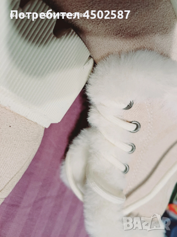 Топли бежови боти, снимка 5 - Дамски боти - 52949037