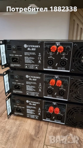 усилватели CROWN XLi 800, снимка 4 - Ресийвъри, усилватели, смесителни пултове - 54283744