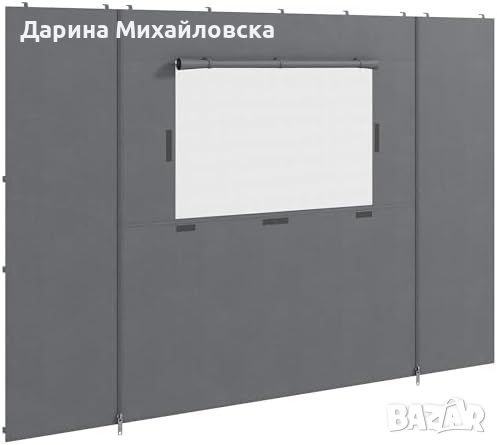 Палатка Outsunny Pavilion Side Wall Party Tent, устойчива на атмосферни влияния, 300 см x 200 см, тъ, снимка 2 - Градински мебели, декорация  - 46789153