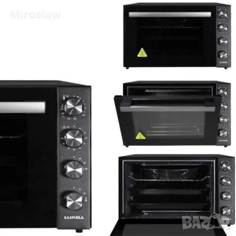 МИНИ ФУРНА , 70л ЧЕРЕН ГРАНИТ LX-9325CTDB,ЧЕРЕН INOX LUXELLLX-9325-CTDX, снимка 1 - Печки, фурни - 48726648