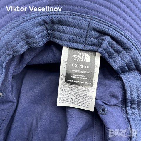 The North Face Class V Brimmer L-XL UPF 40+ Шапка Сафари Синя, снимка 7 - Шапки - 54294845