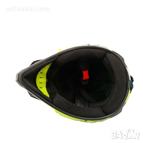 Каска Крос Мотор/Скутер/Бъги/Вело/АТВ FOX с Очила 100%, снимка 5 - Аксесоари и консумативи - 53584608