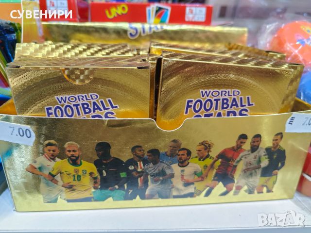 Златни футболни карти , снимка 2 - Карти за игра - 45976145