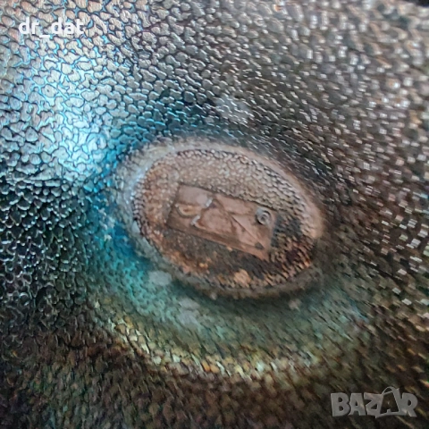 Ретро ваза от цинк с флорални мотиви, снимка 4 - Антикварни и старинни предмети - 54006420