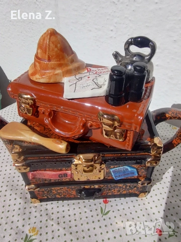 Разкошен винтидж чайник Африканско сафари , снимка 13 - Декорация за дома - 53807911