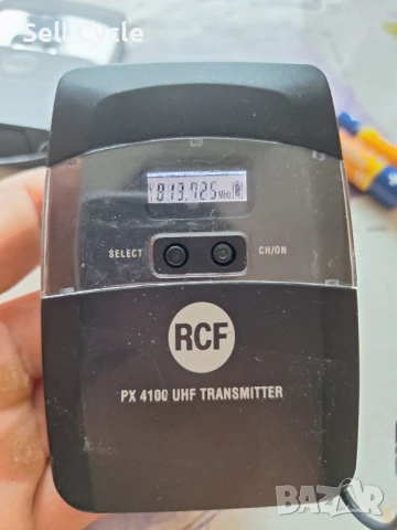 ✅ПРОФЕСИОНАЛНИ ЗВУКОВИ ТРАНСМИТЕРИ/МИКРОФОНИ RCF PX 4100 UHF❗, снимка 7 - Микрофони - 51361512