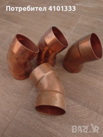 Медни фитинги за заварка/запояване ф64 ф76 ф89, снимка 4 - Други машини и части - 50958929