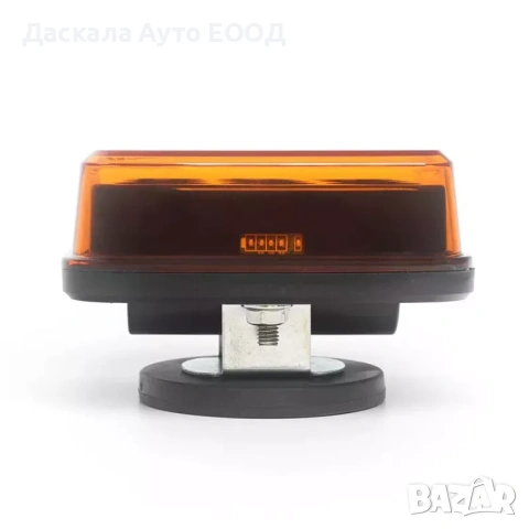 Куфар с 2бр. ЛЕД LED маяк , блиц, буркан с магнит и зарядно с 12 SMD диода , 12V, снимка 4 - Аксесоари и консумативи - 53771836