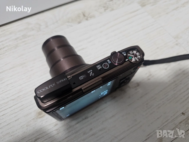 Nikon COOLPIX S9500 Wi-Fi , снимка 3 - Фотоапарати - 53596958