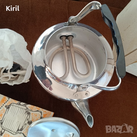 Ретро електрически чайник 2 литра нов, снимка 10 - Кани - 52681600