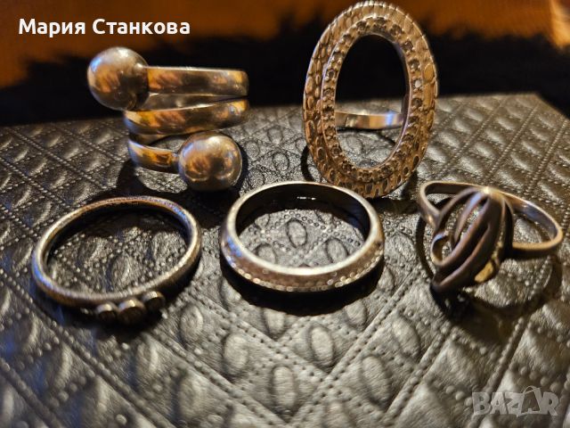 Сребърни пръстени 925, снимка 2 - Пръстени - 46217177