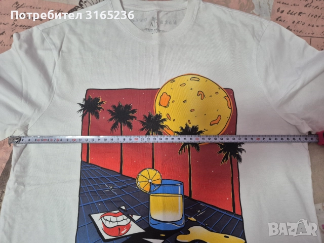 Нова тениска Armani Exchange, снимка 3 - Тениски - 52860307