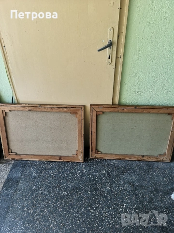 2 големи маслени картини. , снимка 6 - Антикварни и старинни предмети - 54299838