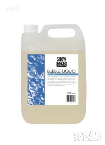 Течност за балончета 5L Showtec Bubble Liquid Fluid, снимка 1 - Друга електроника - 46064540