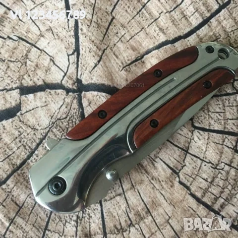 Browning ТВ 1474- Сгъваем автоматичен нож 102х228 мм , снимка 2 - Ножове - 53914173