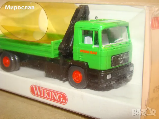 WIKING H0 1/87 MAN ТИР КАМИОН МОДЕЛ КОЛИЧКА КОЛИЧКА, снимка 2 - Колекции - 48285328