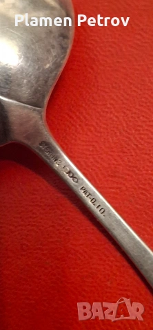 Колекционерска чиния сребърни лъжички и рогатки , снимка 14 - Колекции - 28403331