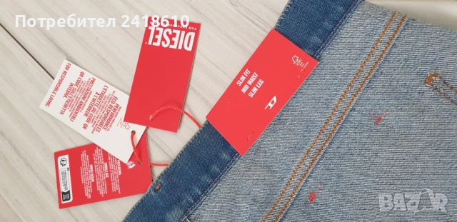 Diesel 2019 D - Struct Slim Fit Made In Italy Mens Size 33 НОВО! ОРИГИНАЛ Мъжки Дънки!, снимка 7 - Дънки - 52541504