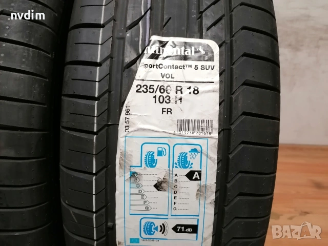 235/60/18 Continental / летни гуми джип SUV, снимка 3 - Гуми и джанти - 54046119
