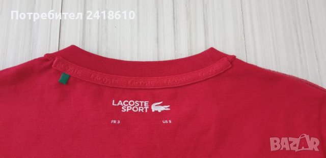 Lacoste Sport Pique Cotton Mens Size S ОРИГИНАЛ! Мъжка Тениска!, снимка 14 - Тениски - 46279601