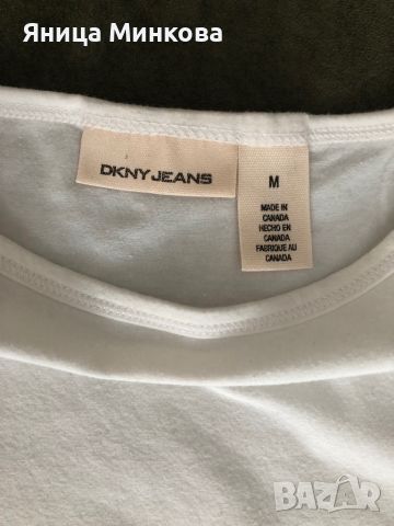 DKNY-дамска тениска, размер M, снимка 2 - Тениски - 46757960