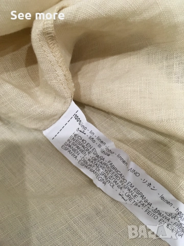 ZARA 100% лен риза S, снимка 4 - Ризи - 51519863