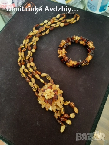 комплект, снимка 3 - Бижутерийни комплекти - 52331091