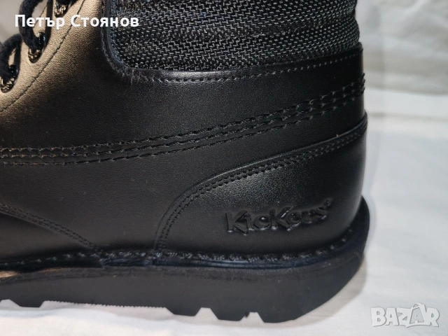 Удобни мъжки боти от естествена кожа KicKers №44, снимка 5 - Мъжки боти - 53314409