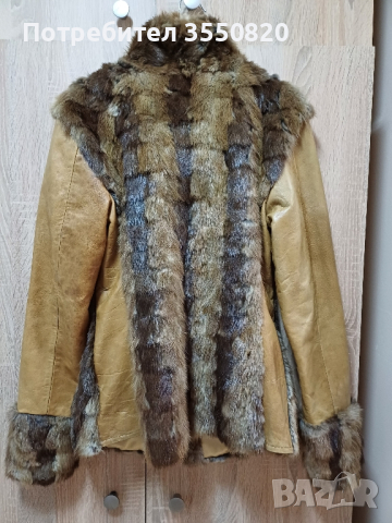дамско палто от естествен косъм , снимка 1