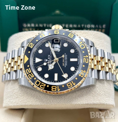 Rolex GMT-Master II 40mm 'Bumblebee' Two-Tone Yellow Gold Jubilee Automatic Различни Варианти, снимка 3 - Мъжки - 54060860