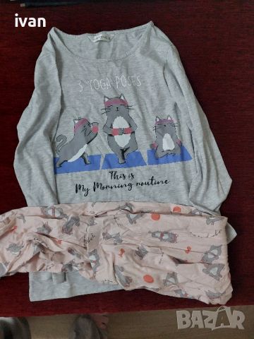 Комплект момичешка пижама, снимка 1 - Детски пижами - 45287119