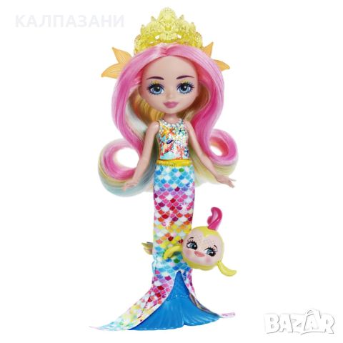 ENCHANTIMALS Royals кукла русалка и рибка HCF68, снимка 3 - Кукли - 45875459