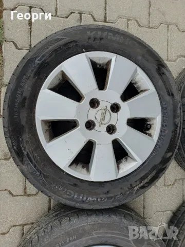 Оригинални джанти за Opel 15" 4x100, снимка 2 - Гуми и джанти - 47098077