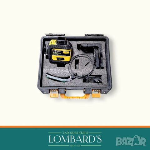 Лазерен нивелир CIMEX SL3D-G, N: 44168740, снимка 2 - Други инструменти - 54037255