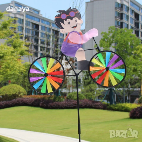 3666 Голяма градинска въртележка Велосипед Дъга с животинче, снимка 3 - Градински мебели, декорация  - 40366406