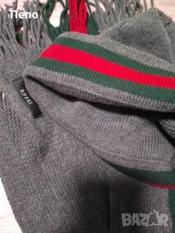 Шапка и шал Gucci, снимка 2 - Шапки - 52597127