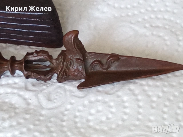 Бронзова кама от Камбоджа 54240, снимка 4 - Колекции - 53752705