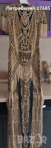 Уникална Дубайска рокля ,ръчна изработка!, снимка 5 - Рокли - 45545121