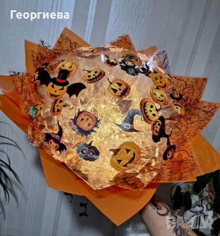 🎀💐 Светещи, ръчно изработени букети "DESS"🦋✨️🎁, снимка 11 - Подаръци за жени - 47676632