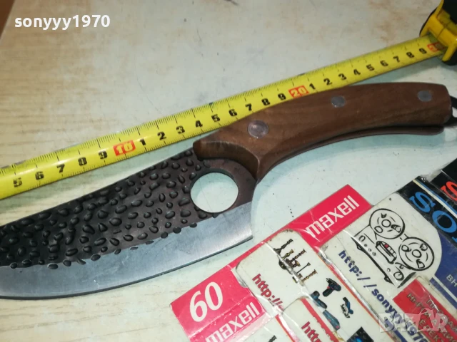 НОЖ-КРИВ МАСИВЕН ОСТЪР 1507251517, снимка 12 - Ножове - 51029000