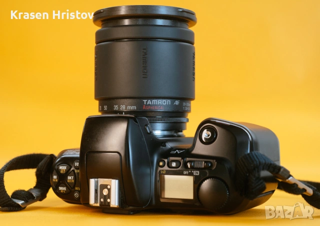 Nikon F-601 Quartz Date + Tamron AF 28-200mm Aspherical f/3.8-5.6, снимка 3 - Фотоапарати - 53813446