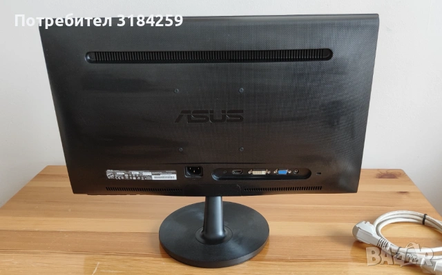 Монитор ASUS 23,4 инча, снимка 3 - Монитори - 54038135