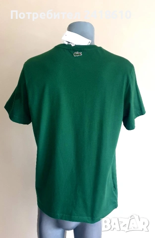 Lacoste Cotton Regular Fit  Unisex Size M НОВО! ОРИГИНАЛНА Унисекс Тениска!, снимка 5 - Тениски - 53941730