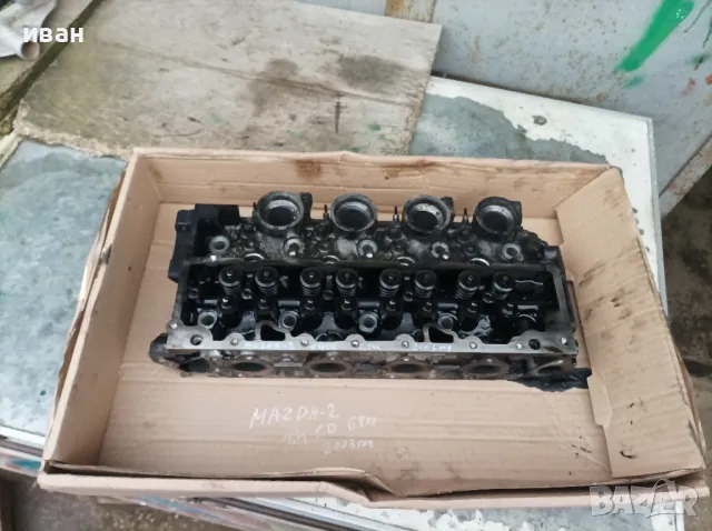 Цилиндрова глава за Мазда 2 1.4 CD. 68 кс. 2003 год., снимка 5 - Части - 49733776