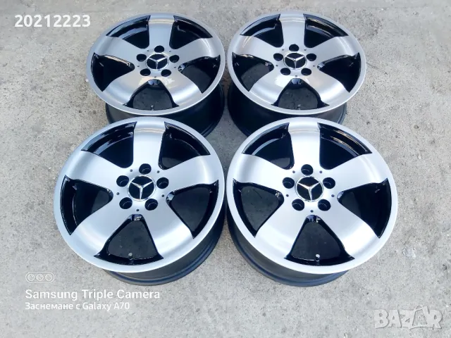 4 броя алуминиеви джанти за Мercedes-Benz E-Class 16, снимка 5 - Гуми и джанти - 49823399