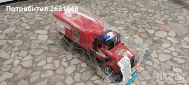 детска играчка пожарна кола, снимка 7 - Коли, камиони, мотори, писти - 45710456