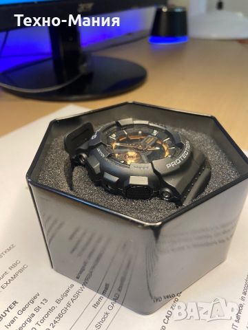 Casio G-Shock (GA-110 RG-1A), снимка 6 - Луксозни - 46746619